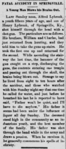 Fatal Accident in Springville