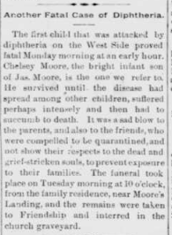 Another Fatal Case of Diphtheria
