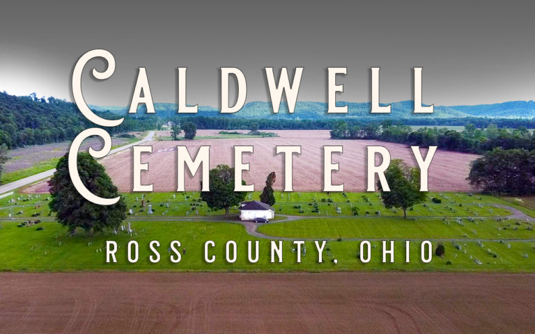 Ross County Ohio’s Caldwell Cemetery from Above.