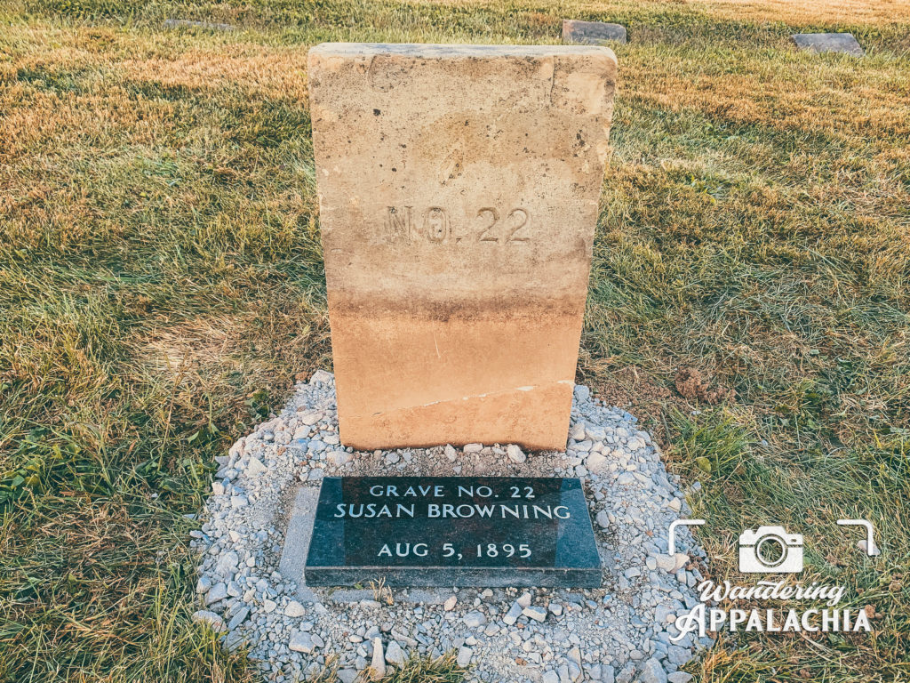 Infirmary Grave #22: Susan Browning