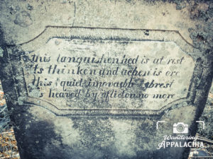 The Epitaph of Mary Elizabeth McCan