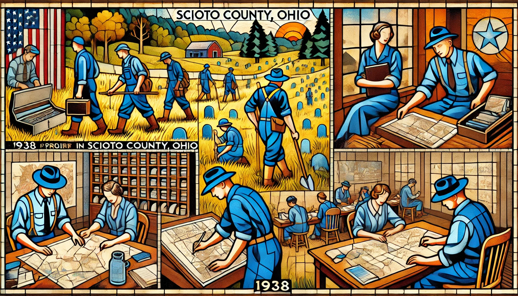 WPA Graves Registration Project: 182 Places for Burial Listed