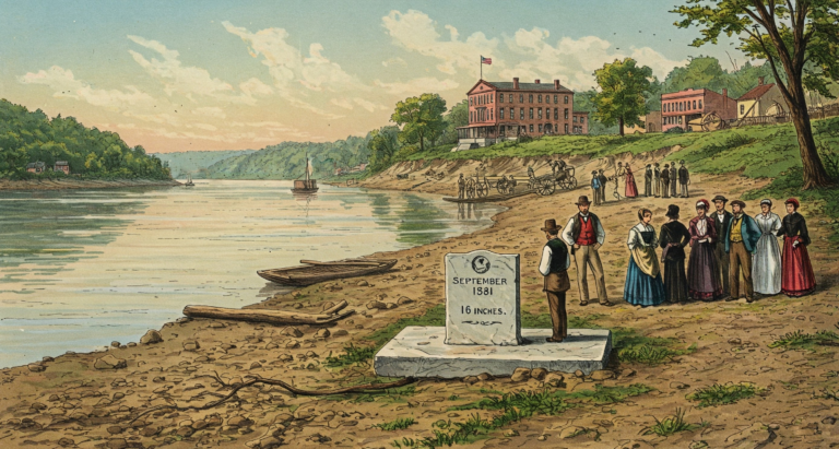 The Ohio River was Sixteen Inches Deep