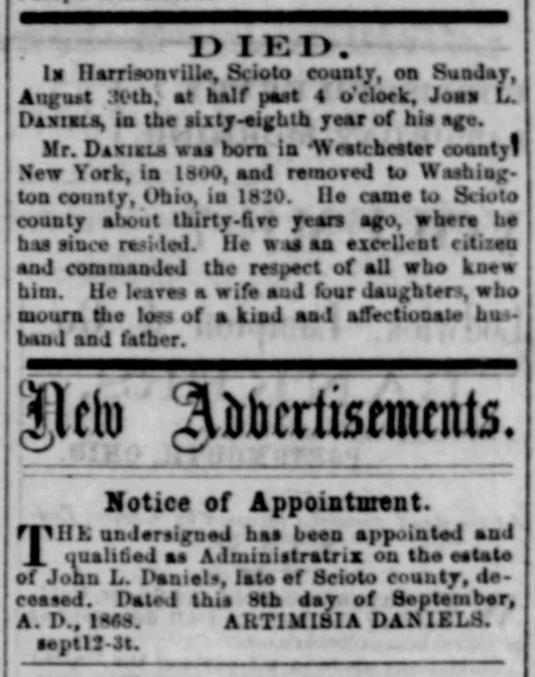 Respected Citizen of Harrisonville, John L. Daniels, Passes at 68