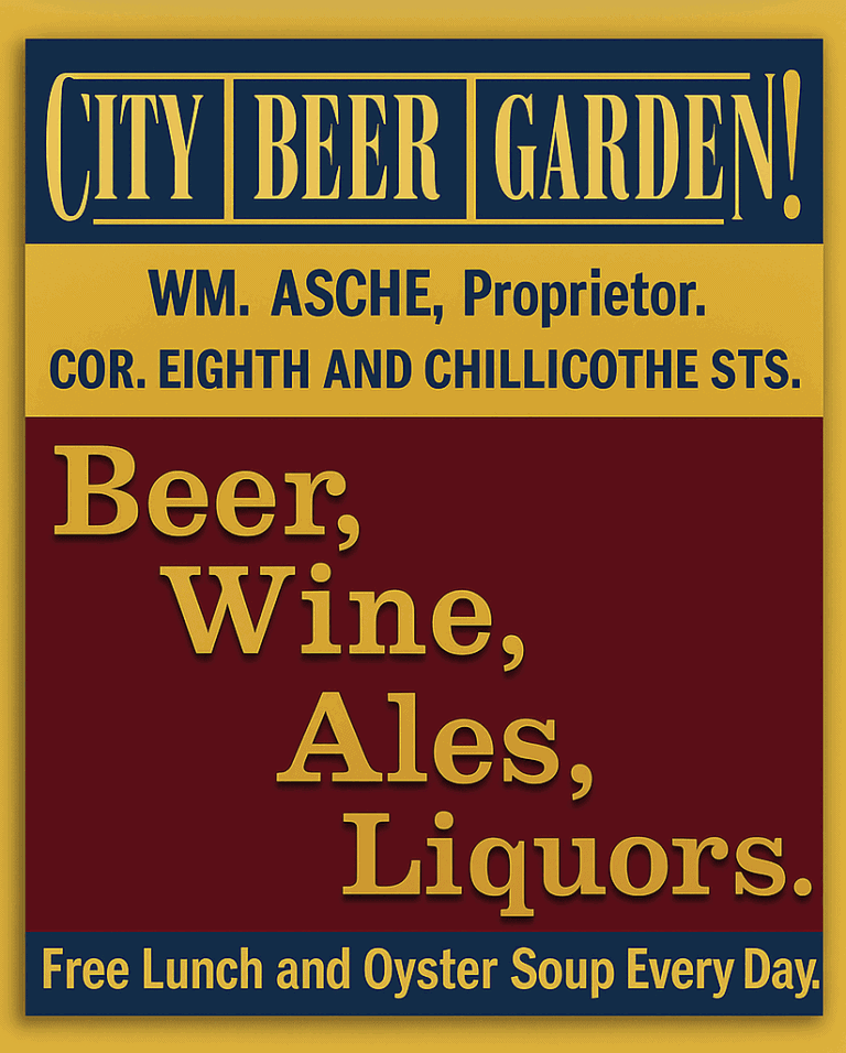 Ephemera Friday #25: City Beer Garden Advertisement